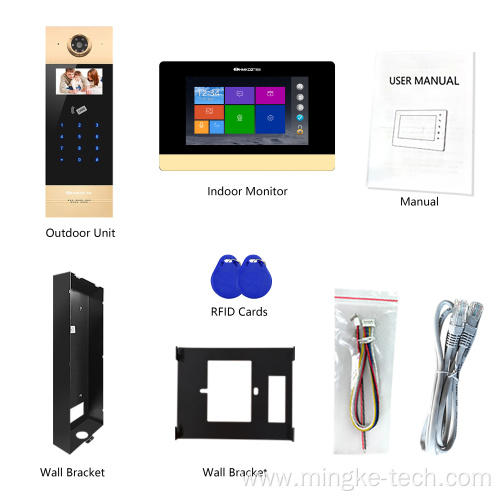 Camera Video Door Phone For Multi Apartments System